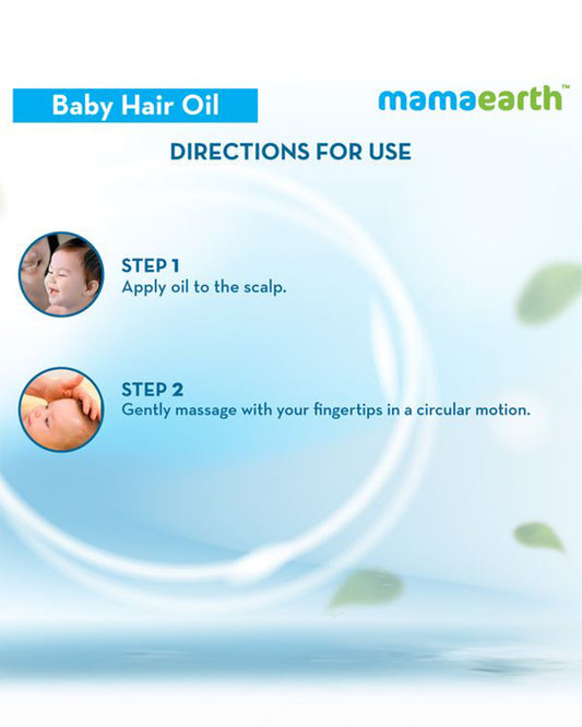 Mamaearth Nourishing Baby Hair Oil-With Almond & Avocado Oil