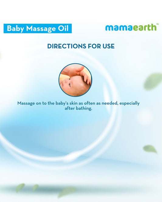 Mamaearth Soothing Baby Massage Oil-With Almond & Jojoba Oil