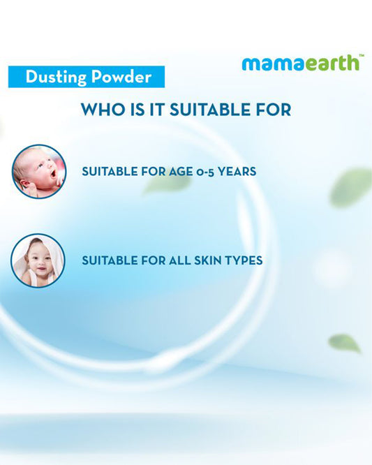 Mamaearth Dusting Baby Powder-With Oatmeal & Arrowroot Powder