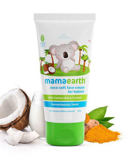 Mamaearth Coco Soft Baby Face Cream-With Coconut Milk & Turmeric