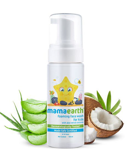 Mamaearth Foaming Kids Face Wash (150ml), Kids Body Wash (300ml), Milky Soft Baby Soap Bar (Packof 2) & Moisturizing Daily Baby Lotion (100ml)