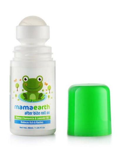 Mamaearth After Bite Roll On-with Blend of Essential Oils-100% Natural-Mosquito & Insects Bite Relief-For Infants