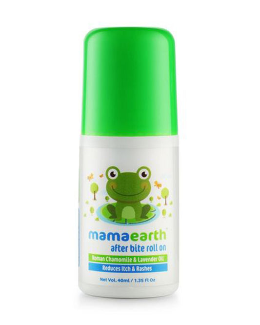 Mamaearth After Bite Roll On-with Blend of Essential Oils-100% Natural-Mosquito & Insects Bite Relief-For Infants