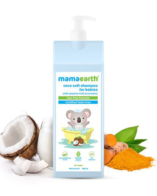 Mamaearth Coco Soft Baby Shampoo-With Coconut Milk & Turmeric