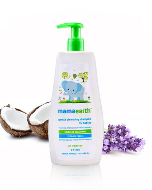 Mamaearth Deeply Nourishing Baby Body Wash, Gentle Cleansing Baby Shampoo & Milky Soft Baby Body Lotion-400ml