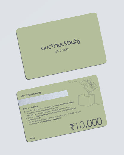 duckduckbaby Physical Gift Card - ₹10,000