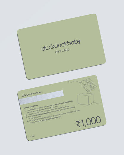 duckduckbaby Physical Gift Card - ₹1,000