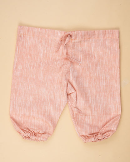 Picksparrow Peach Pants-Solid-Cotton-For Infants