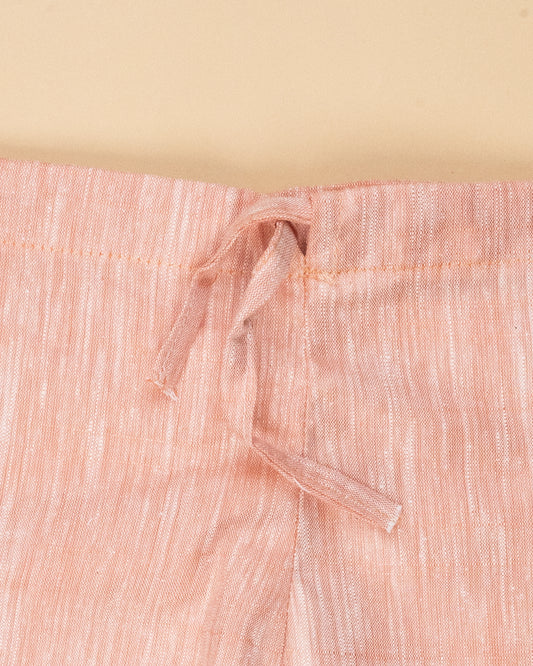 Picksparrow Peach Pants-Solid-Cotton-For Infants