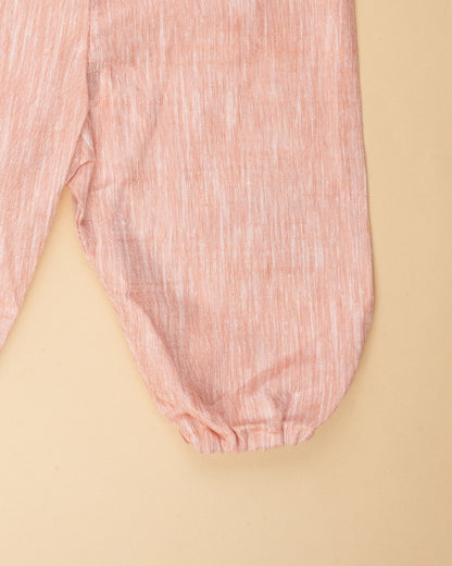 Picksparrow Peach Pants-Solid-Cotton-For Infants