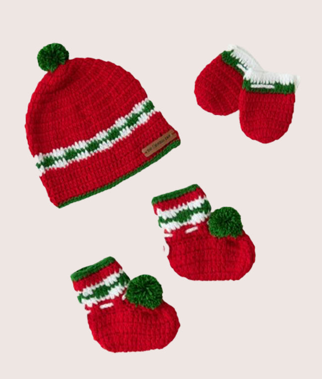 Caps, Booties & Mittens