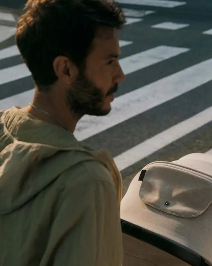 Nuna TRVL LX BMW Collection Cabin Friendly Stroller-With Cup Holder-Metal BMW Badge On Window Flap-Exclusive Wheels With BMW Logo-2 Years Warranty-Pram for 0 to 4Y (Upto 22Kg)-Mica