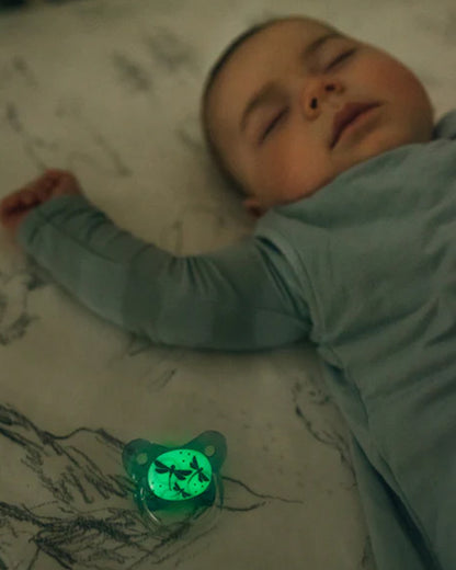 Dr. Brown's Prevent Butterfly Soother-Glow In The Dark-Orthodontic-Pink-Pacifier