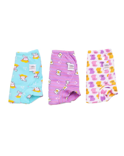 SuperBottoms Bummy World Cloth Diapers-Padded Underwear-100% Cotton-Washable & Reusable-Pack of 3