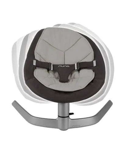 Nuna Leaf Baby Swing-Locks In Stationary Position-Quiet Side to Side Motion-For Infants-Dusk