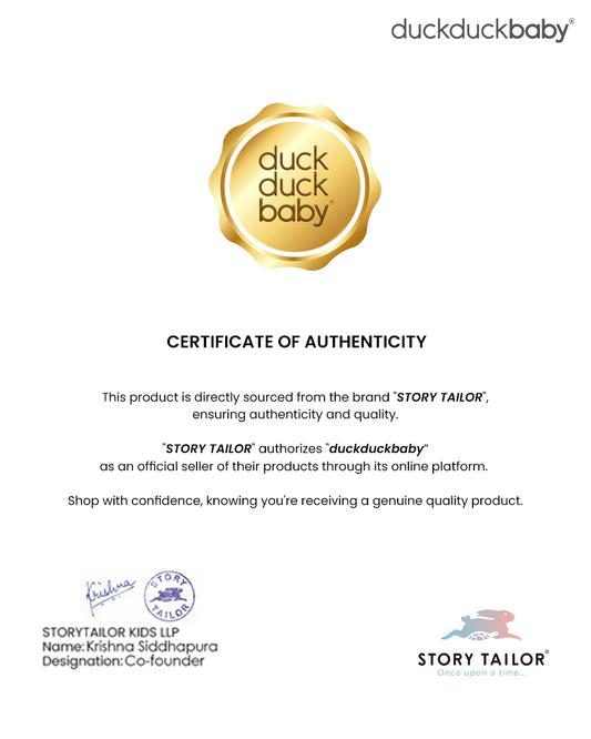 Story Tailor Peach Pink Crop Top and Pant-Foolish Lion and The Clever Rabbit-Cotton-For Infants