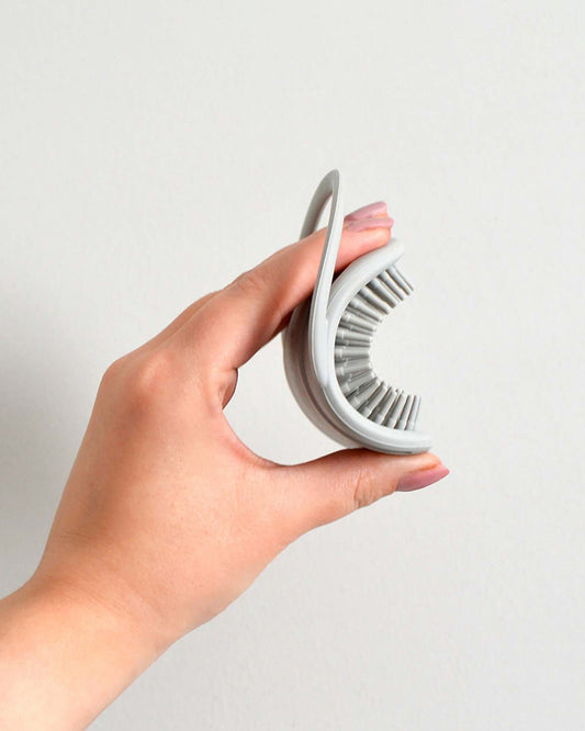 Shnuggle Baby Bath Brush-Antibacterial Silicone-Blossom