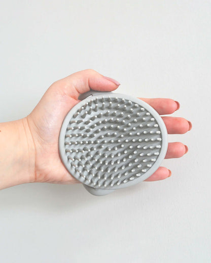 Shnuggle Baby Bath Brush-Antibacterial Silicone-Blossom