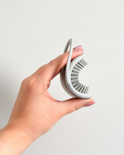 Shnuggle Baby Bath Brush-Antibacterial Silicone-Eucalyptus