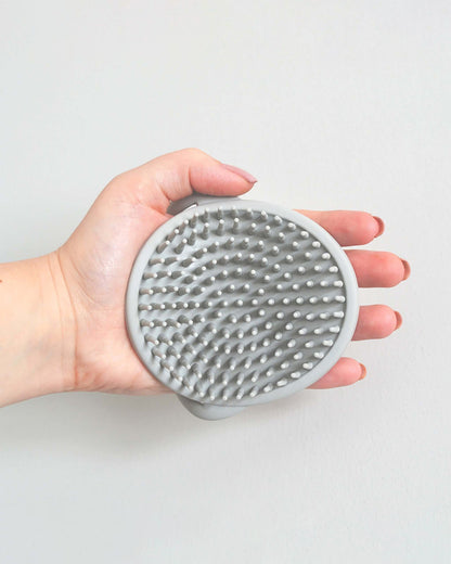 Shnuggle Baby Bath Brush-Antibacterial Silicone-Eucalyptus