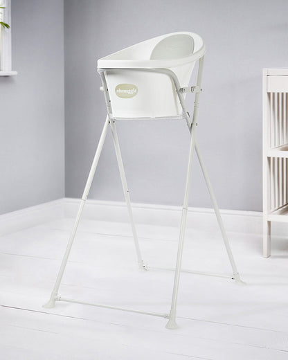 Shnuggle Newborn Bath Tub with Bath Stand-0 to 12M-Eucalyptus