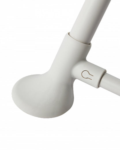 Shnuggle Newborn Bath Tub with Bath Stand-0 to 12M-White & Grey