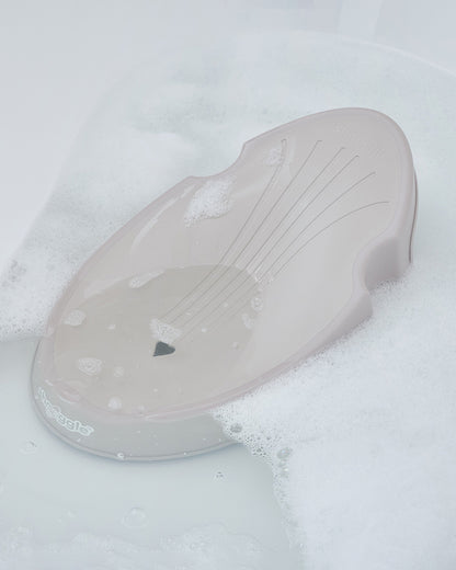 Shnuggle Baby Bather-Non Slip and Soft Warm to Touch Backrest-Water Level Indicator-0 to 6M-Blossom