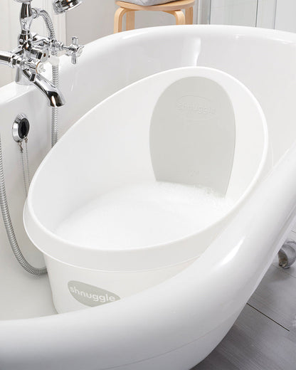 Shnuggle Baby Bath Tub with Bather & Jug-0 to 48M-Pebble Grey