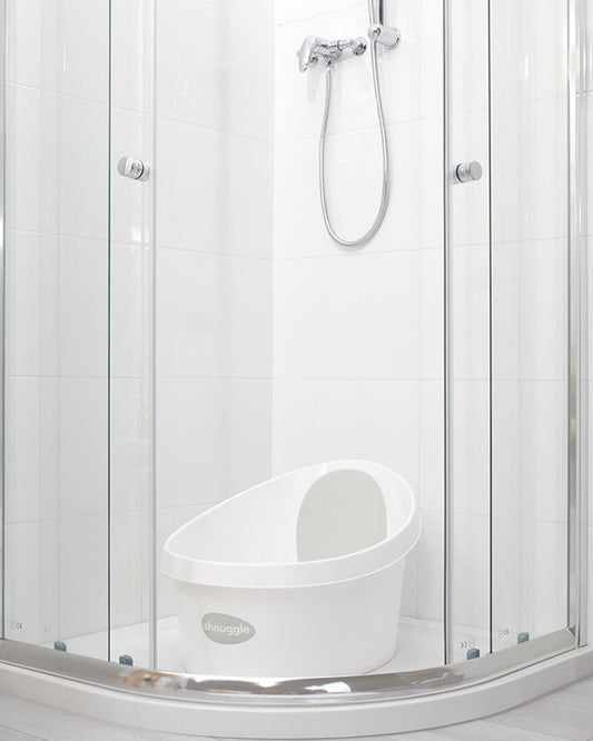 Shnuggle Baby Bath Tub with Bather & Jug-0 to 48M-Taupe