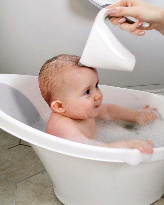 Shnuggle Baby Bath Tub with Bather & Jug-0 to 48M-Taupe