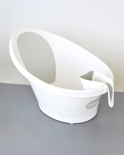 Shnuggle Newborn Bath Tub with Diaper Changing Mat & Bath Jug-0 to 12M-Eucalyptus