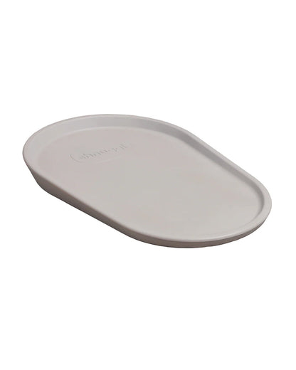 Shnuggle Newborn Bath Tub with Diaper Changing Mat & Bath Jug-0 to 12M-Taupe