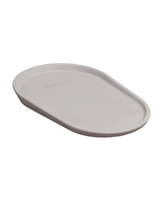 Shnuggle Newborn Bath Tub with Diaper Changing Mat & Bath Jug-0 to 12M-Taupe