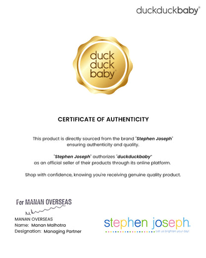 Stephen Joseph Waterproof & Reusable Wet Bag-With Waterproof Lining-Dino