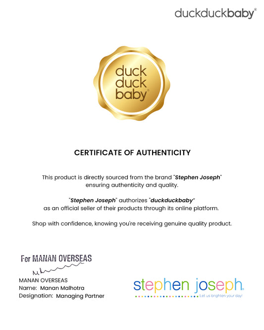 Stephen Joseph Waterproof & Reusable Wet Bag-With Waterproof Lining-Dino