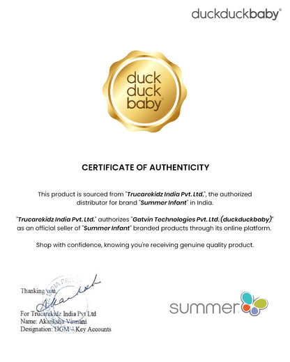 Summer Infant Splish N Splash Baby Bath Tub-With Detachable Sling-0 to 24M-Blue