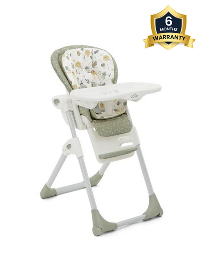 Joie Mimzy 2 in 1 High Chair-3 Position Recline-7 Height Positions-6M+ (Upto 15 Kg)-Leo