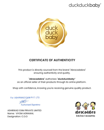 Abracadabra Milo The Teddy Knitted Rattle Toy-Breathable & Lightweight-Soft Toy-Brown-For Newborn