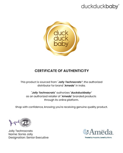 Ameda Portable Manual Breast Pump-Ergonomic Handle-Includes 2 Bottles with Lids-BPA Free and Compact-Milk Expression Pump