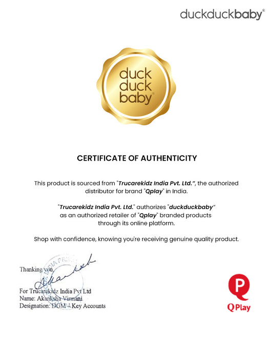 Qplay Comfo Max 7-in-1 Trike-Height Adjustable Parent Handle Bar-360 Degrees Rotating Seat-Adjustable Backrest-Foldable Frame-With Detachable Backpack-For 10M to 6Y (Upto 25 Kg)-Beige