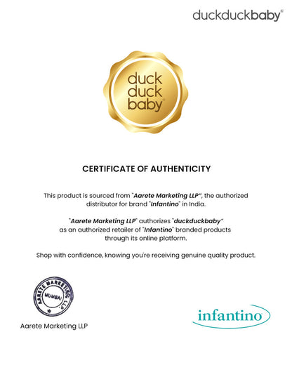 Infantino My 1st Tumbler-Leak Resistant Straw-Easy to Clean-Lightweight-Easy to Hold-Silicone Tumbler-Blue-6M to 48M