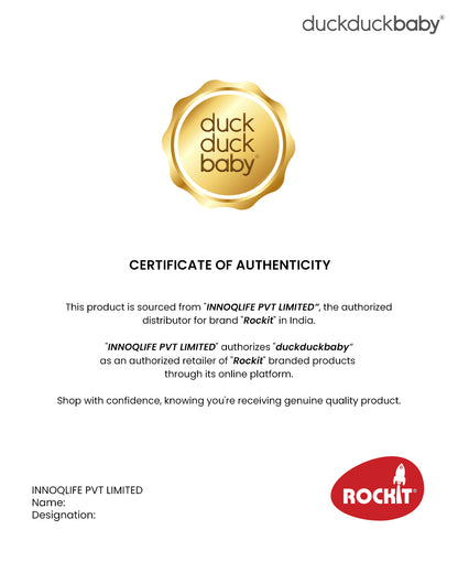 Rockit Rocker-Portable Stroller Rocker-Soothing 60 Minute Rocking Cycle-Adjustable Speed Dial-Requires Battery-White