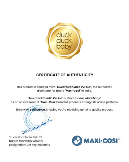 Maxi Cosi Street Baby Stroller-Height Adjustable Parent Handle Bar-Reversible & Flat Reclining Seat-One Hand Fold-Travel System Compatible-6 Months Warranty-For 0 to 4Y (Upto 22 Kg)-Black