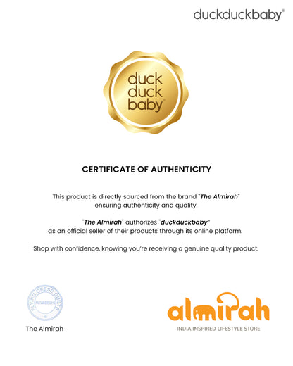 The Almirah Haathi March Pink Bolster-Organic Cotton-For Infants