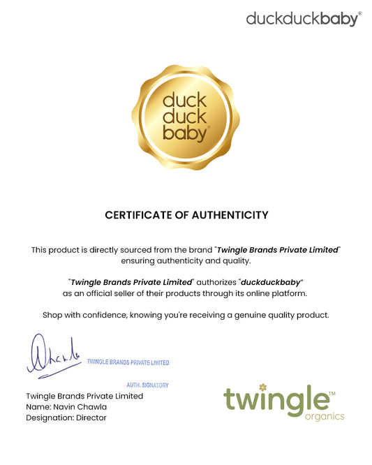 Twingle 100% Organic Muslin Nightsuit-Prevents Overheating-Naturally Temperature Regulating for Better Sleep-Soft Elasticated Waistband-Checkered Chaos-White-For Infants