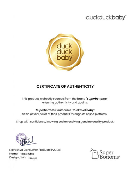 SuperBottoms Sail Tales Diaper Pants-100% Cotton-With Padded Underwear