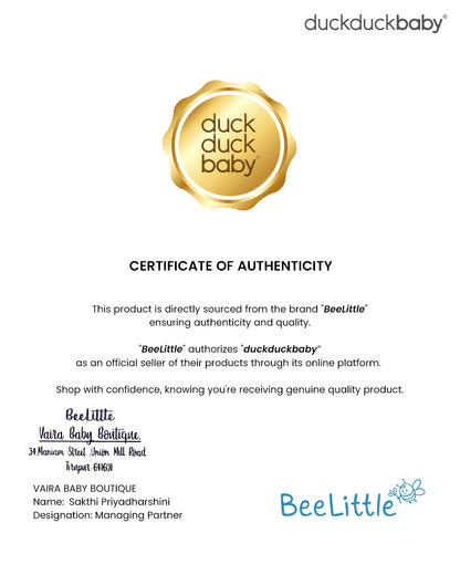 BeeLittle Diaper Changing Mat-With Built-in Pocket-Organic Cotton-On The Way