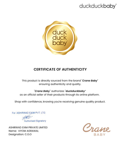 Crane Baby Parker Baby Sleeping Bag-100% Cotton-Adjustable Underarm Snap & Zipper-Floral Print-For Infants-0 to 9M