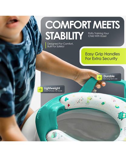 bbluv Poti Potty Seat-With Removable Cushion-Aqua-9M+