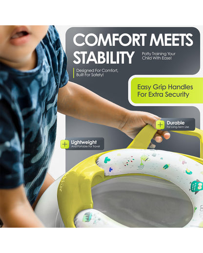 bbluv Poti Potty Seat-With Removable Cushion-Lime-9M+